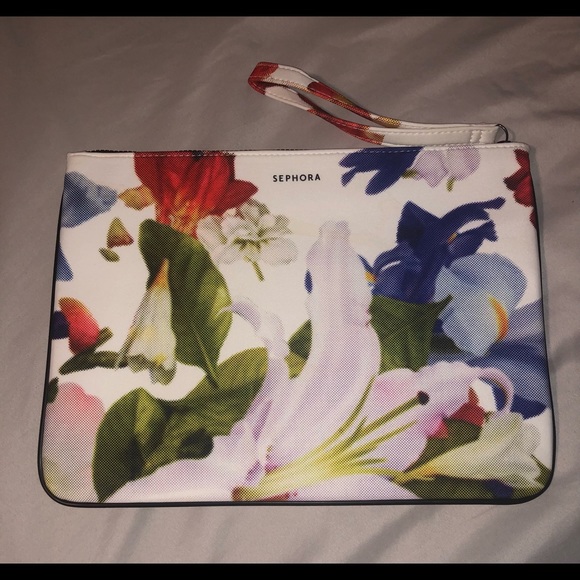 Sephora Handbags - SEPHORA - Large Floral Clutch (NEW)